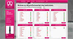 Desktop Screenshot of profielen.lesbichat.nl