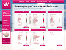 Tablet Screenshot of profielen.lesbichat.nl